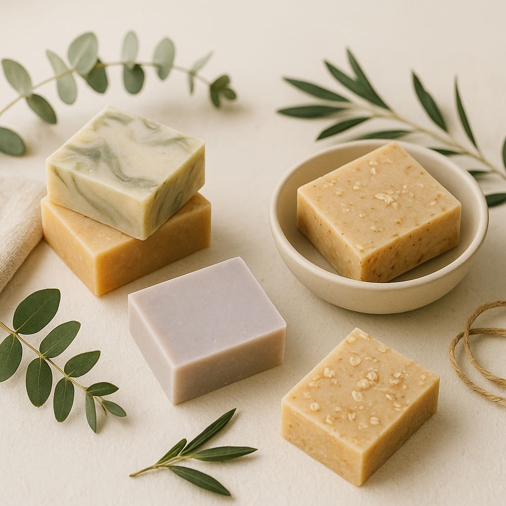 Handgemachte Seifen und natürliche Pflegeprodukte
