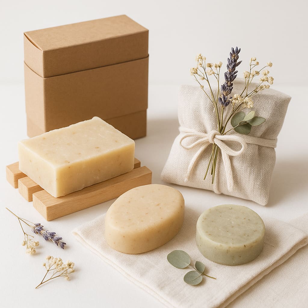 Geschenkfertiges Seifenset